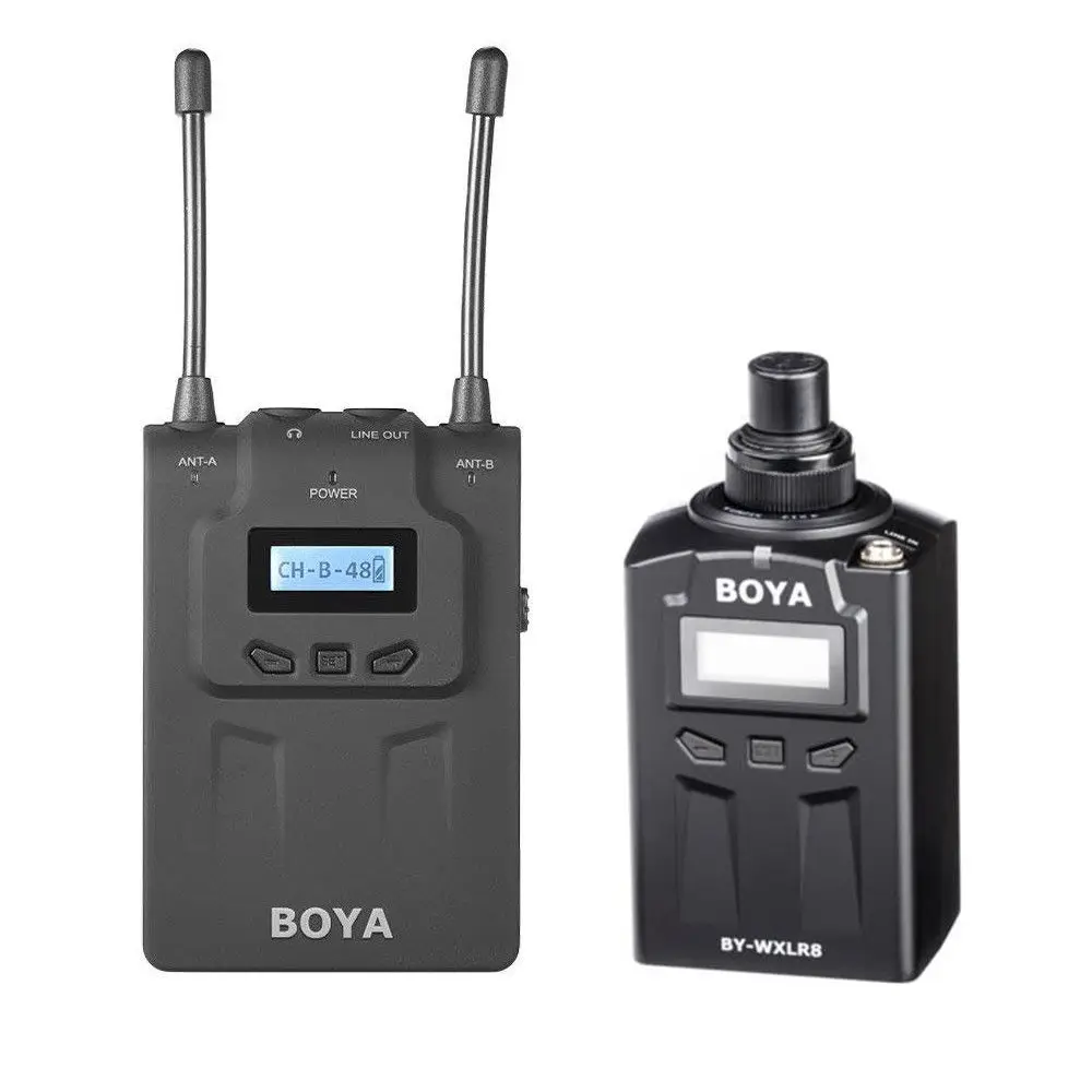 

BOYA BY-WXLR8 Wireless XLR Transmitter With BY-WM8R Receiver Kit For Interview