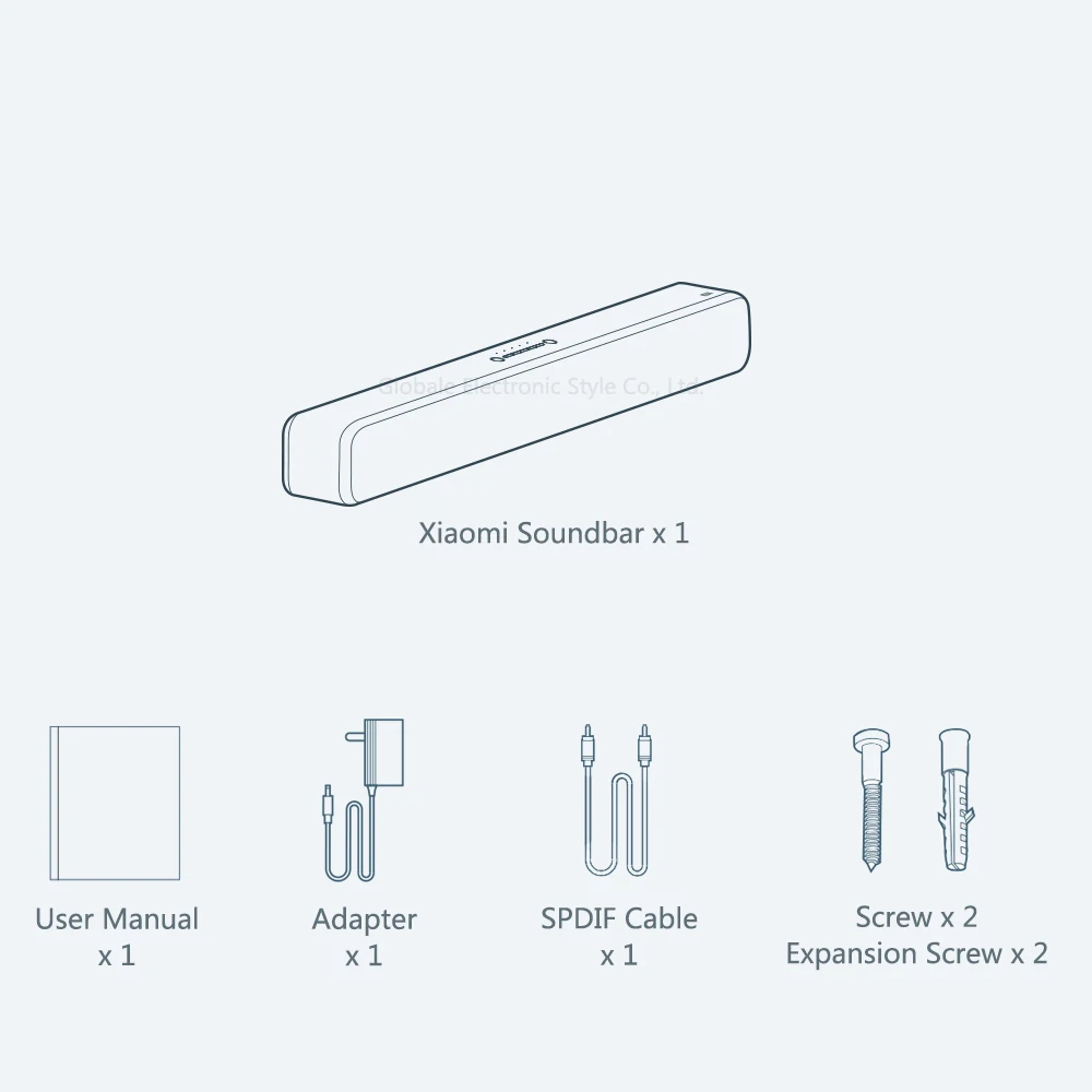 Беспроводной динамик Xiaomi с поддержкой SPDIF AUX|Саундбары| |