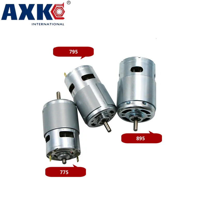 

775 795 895 DC Electric spindle Motor For Drill 12V Brush Dc motors Rs 775 Lawn Mower Motor With Two Ball Bearing Rated