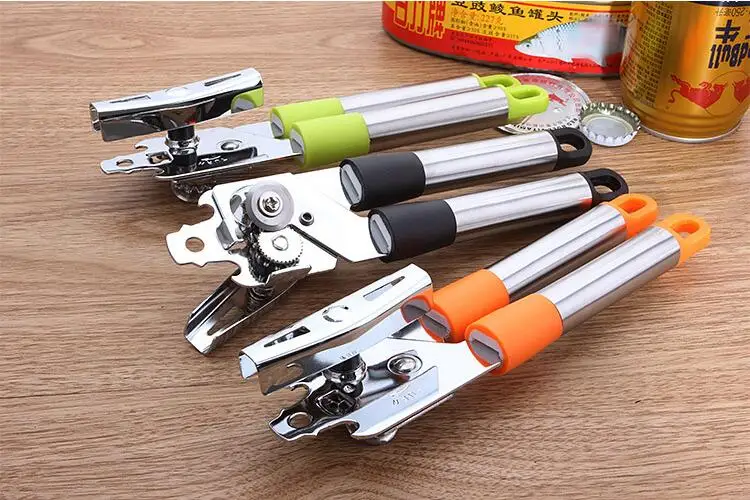 1PC Useful Stainless Steel Tin Can Opener Multifunctional Canned Food