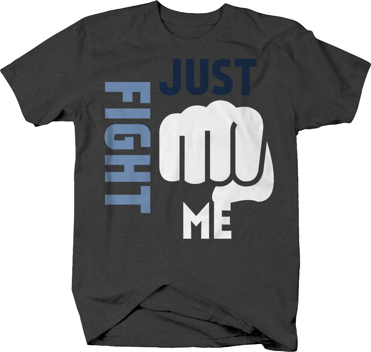Мужская футболка Just Fight Me Fist Punch модная 2019|Футболки| |