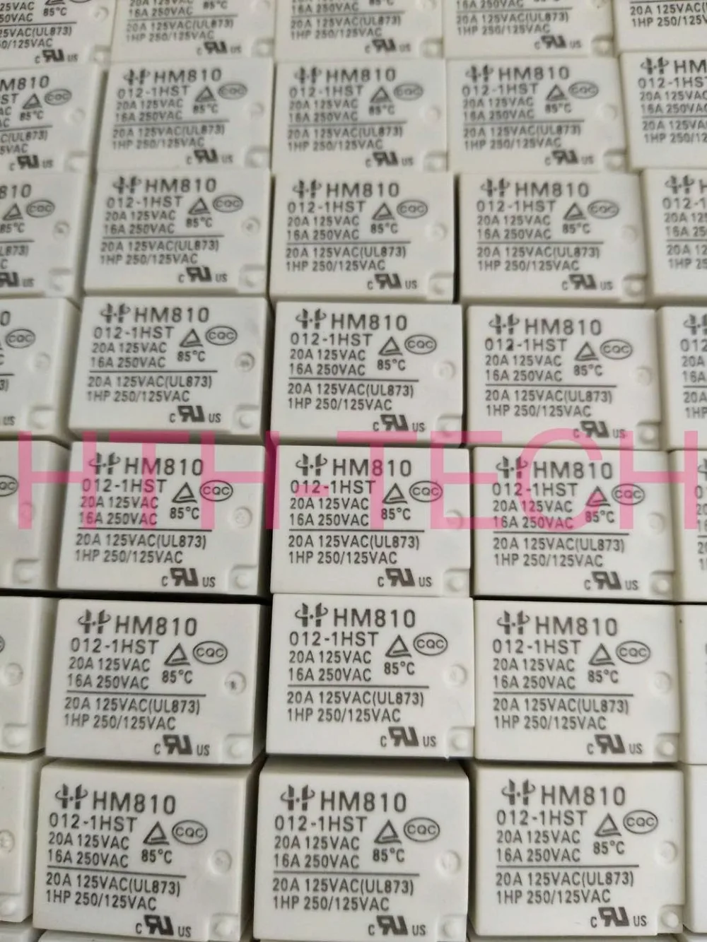HM810-T-024-1HST HF152-T/024-1HST Power Relay 16A 24VDC 4 Pins x 10pcs 