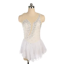 Nasinaya платье для фигурного катания Индивидуальные соревнования ледяные юбки для конькобежцев для девочек женщин детей гимнастика представление Стразы