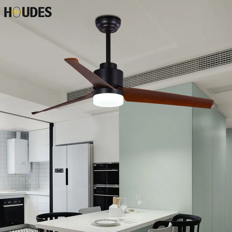 

Modern colorful ceiling fan 51 inch 12W LED fan for living room dining room cooling remote control fan light 220V ceiling light