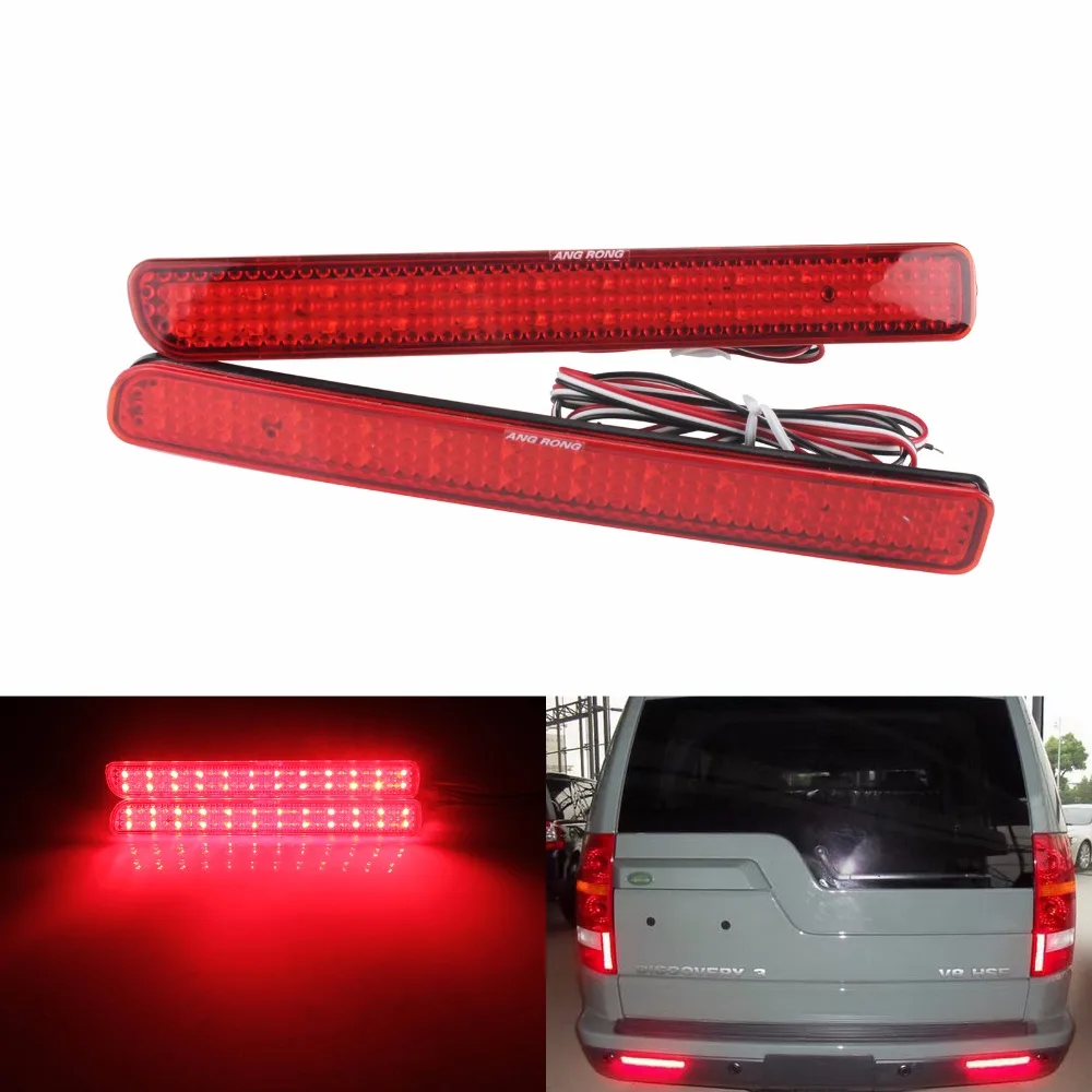 ANGRONG 2x reflektor tylnego zderzaka led hamulec czerwone ANGRONG 2x czerwony reflektor tylnego zderzaka LED światło