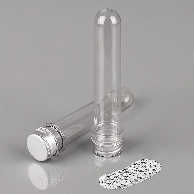 

40ML Transparent Mask Powder Candy Liquid Makeup Bottle Plastic Empty Sampling Bottle +10pcs Sealing Pressure Sensitive Sheet