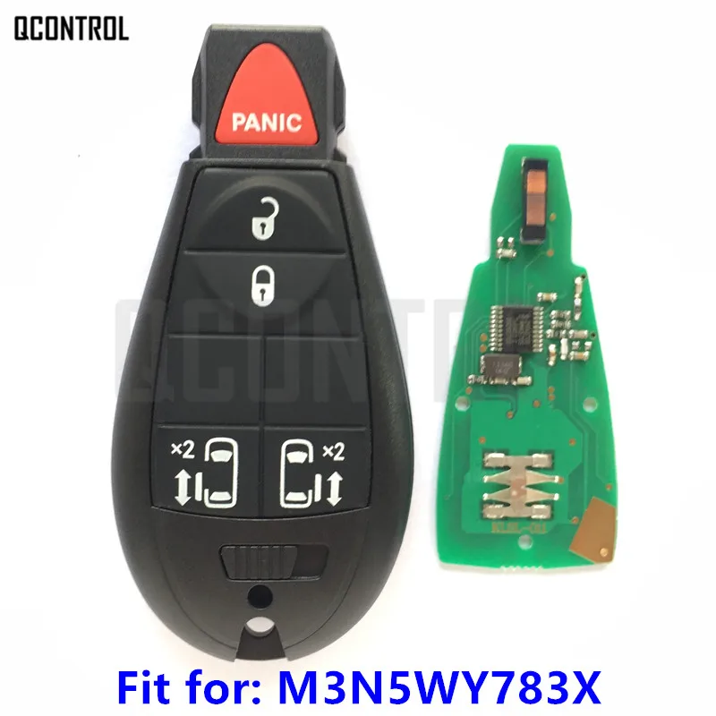 QCONTROL автомобильный дистанционный передатчик для DODGE Smart Key Charger Challenger Durango Grand Caravan