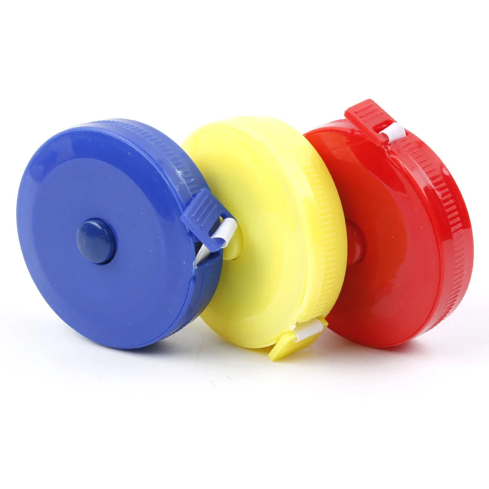 

Pocket Plastic Round Tape Measure Tapeline Tape Measure Ruler Sewing