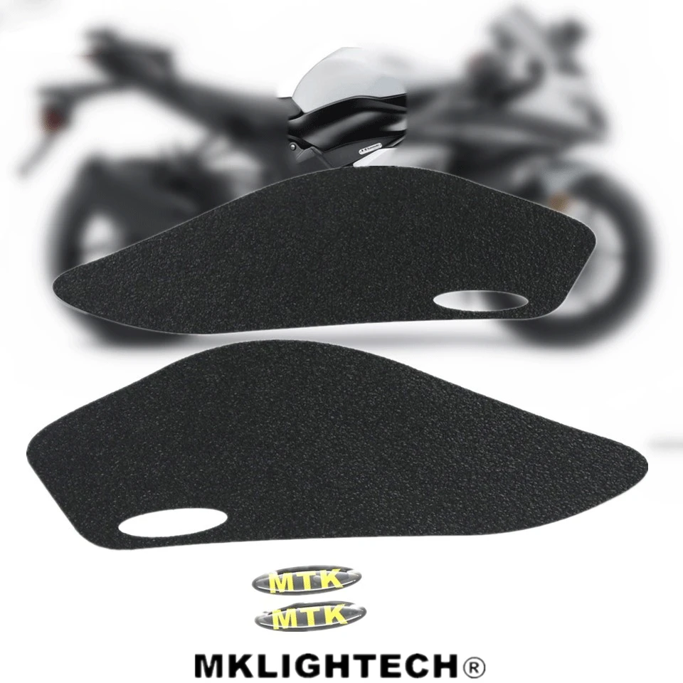

NINJA Gas Knee Grip Protector Tank Traction Pad Anti slip sticker Side 3M Decal Motorcycle For KAWASAKI ZX-6R ZX 6R 2012-2016