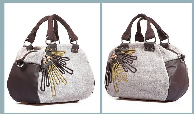 Новая сумка для покупок в национальном стиле с аппликацией в виде струн! Модная богемная женская сумка на плечо и сумки, красивая винтажная милая сумка с бисером