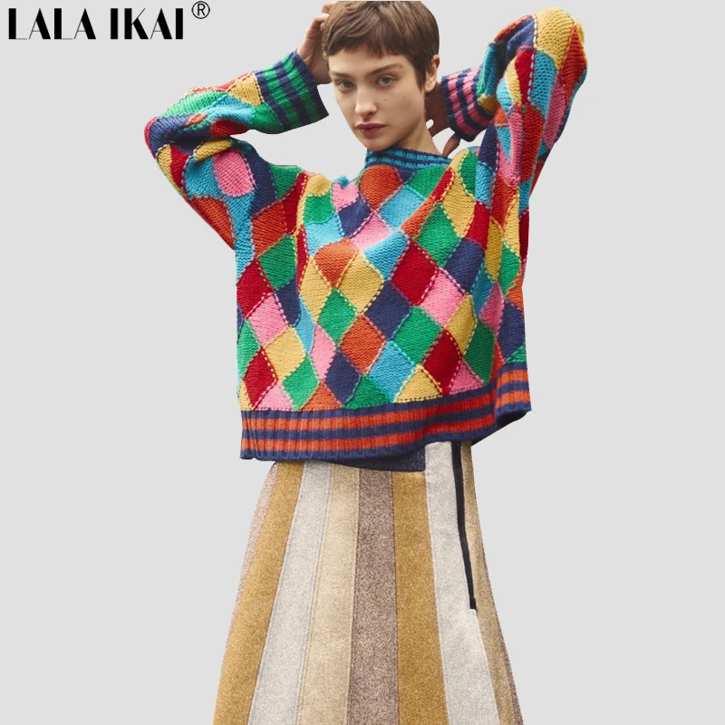 multi colored sweaters