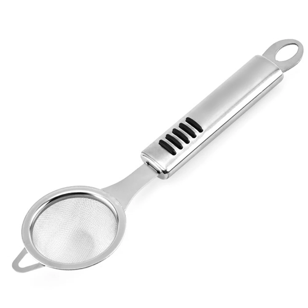 Kitchen Colanders Stainless Steel Handheld Mesh Sieve Tools Accessories