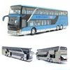 Hot Sale High quality 1:32 alloy pull back bus model,high imitation Double sightseeing bus,flash toy vehicle,free shipping ► Photo 2/6