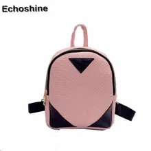 2016 hot sale high quality Women Canvas Rucksack concise Serpentine Backpack School Book Shoulder Bag mochila feminine