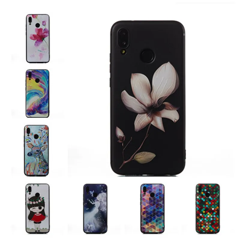 Чехол HEMASOLY для Huawei P20 P10 P9 P8 Lite 2017 силиконовый чехол Pro мини Мягкий ТПУ 3D рельефный