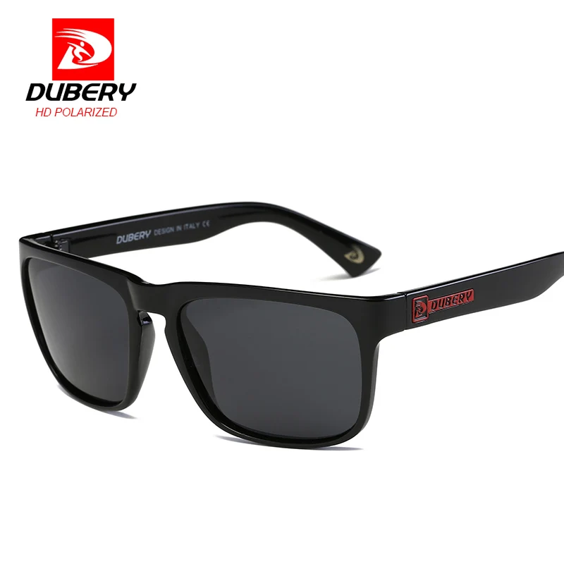 DUBERY, поляризационные солнцезащитные очки, мужские, для вождения, солнцезащитные очки для мужчин, высокое качество, Ретро стиль, роскошные, брендовые, дизайнерские, на молнии, 730 - Цвет линз: 09