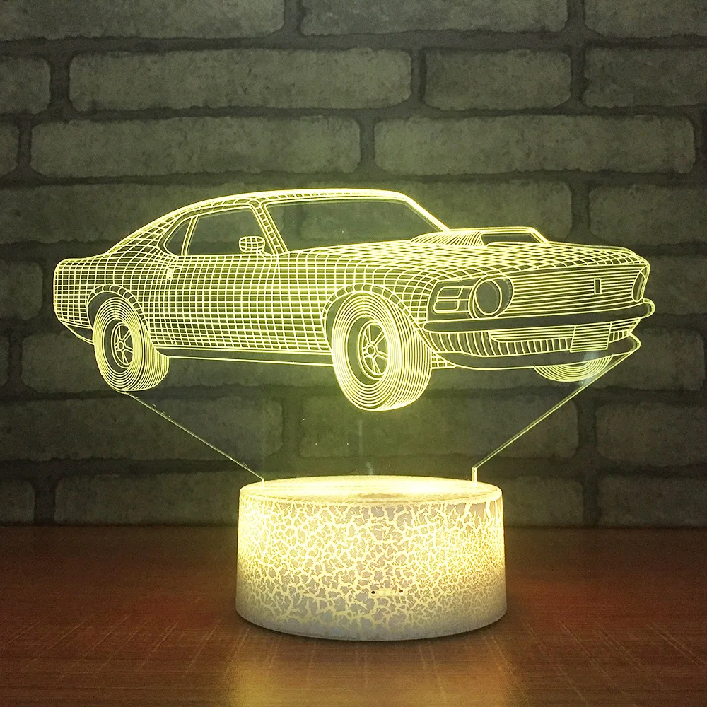 

Gifts Creative Home Decoration Table Lamps For Living Room Colorful Desk Lamp Touch 3d Stereo Night Lights Lamps