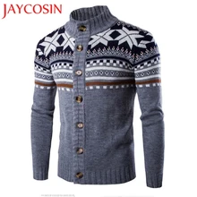 Бренд осень-зима Мужская Мода с капюшоном ногтей ветер с отложным воротником Детский свитер вязаная куртка блузка прямая Shipping118