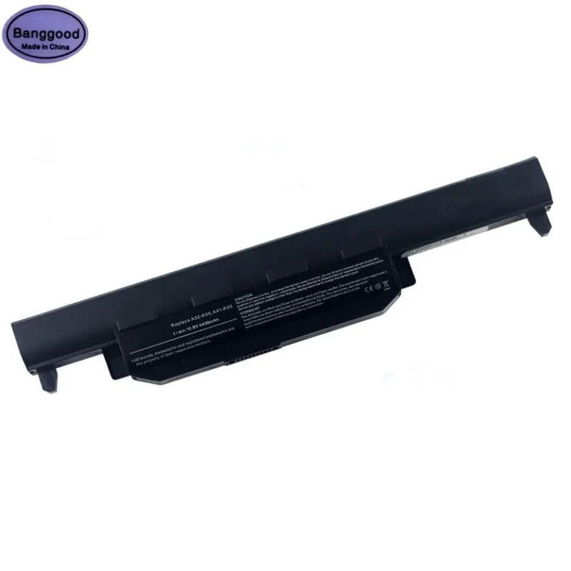 

10.8V 4400mAh Laptop Battery Pack for ASUS A32 K55 A32-K55 A41-K55 A45 A55 A75 K45 K55 K75 X45 X45A X55 X75V R400 R500 R700 U57