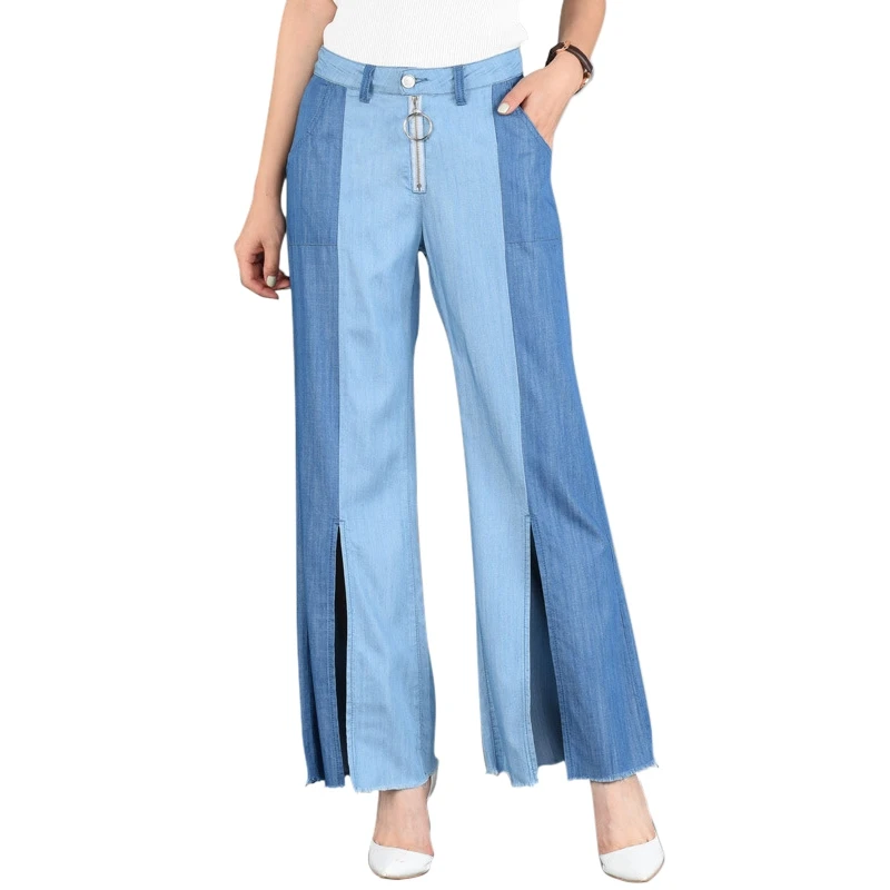 Comfortable Casual Wide Leg Jeans Women Loose Pants Denim Pants Female ...