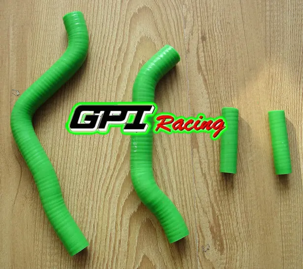 

GREEN FOR KAWASAKI KX125 KX 125 05 06 07 2005 2006 2007 dirt bike motocross silicone radiator hose PIPE