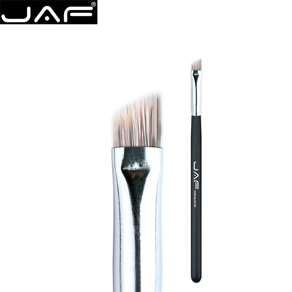 Natural Brushes Badger hair Angled Professional Eyeliner brush eyebrow