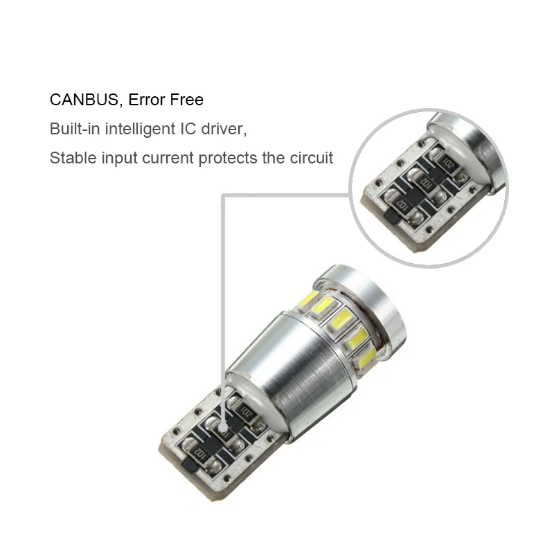 2x Canbus автомобильный 3014 SMD T10 светодиодный W5W проектор Объектив авто светильник лампы для Kia sportage rio k2 k3 k5 ceed cerato sorento
