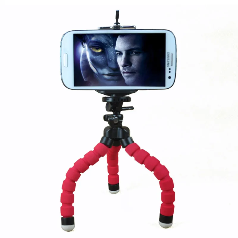 

Sponge Octopus mobile phone bracket mobile phone Mini self-timer tripod sponge tripod