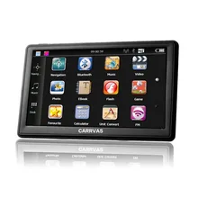CARRVAS 7 дюймовый емкостный экран для автомобиля/грузовика gps навигация 800 м/Bluetooth/AV-IN/8 ГБ/256 м карты для Европы или Навител Россия