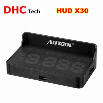 

Original AUTOOL OBD HUD X30 Head-Up Display With Multi-Functions Vehicle Warning OBD Trouble Codes Reading HUD Head Up Display
