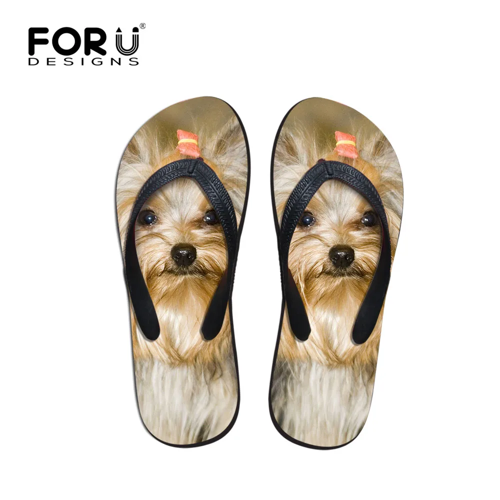 

doginthehole Flip Flops Womens Sport Sandal Cute Yorkshire Printing Sport Slipper Women's Sport Shoes Outdoor Sandals Flats 2018
