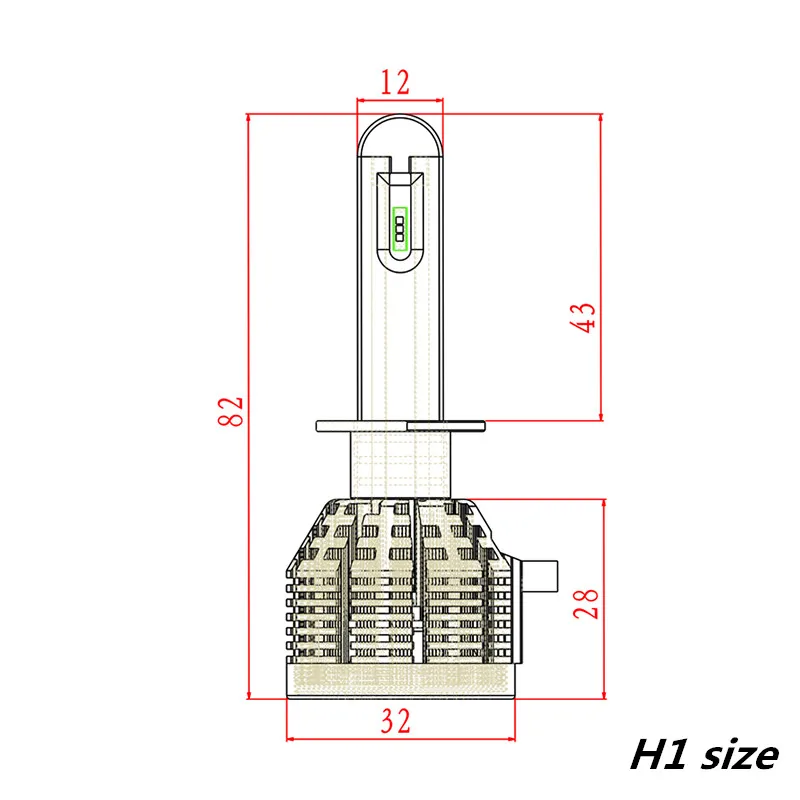 H1 尺寸图