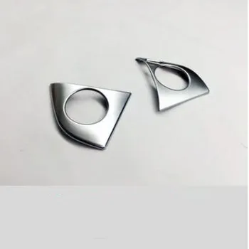 

Free Shipping Brand New For Honda City 2015 2PCS High Quality ABS Chrome Car Steering Wheel Cover Trim Car Styling Accessories