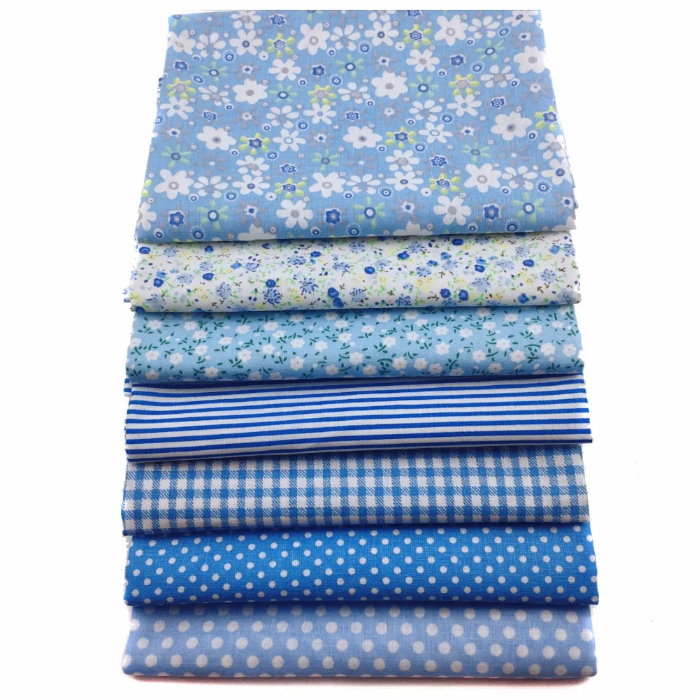 Tilda fabric Fat Quarter Bundle Bumblebee Collection Blue and Yellow