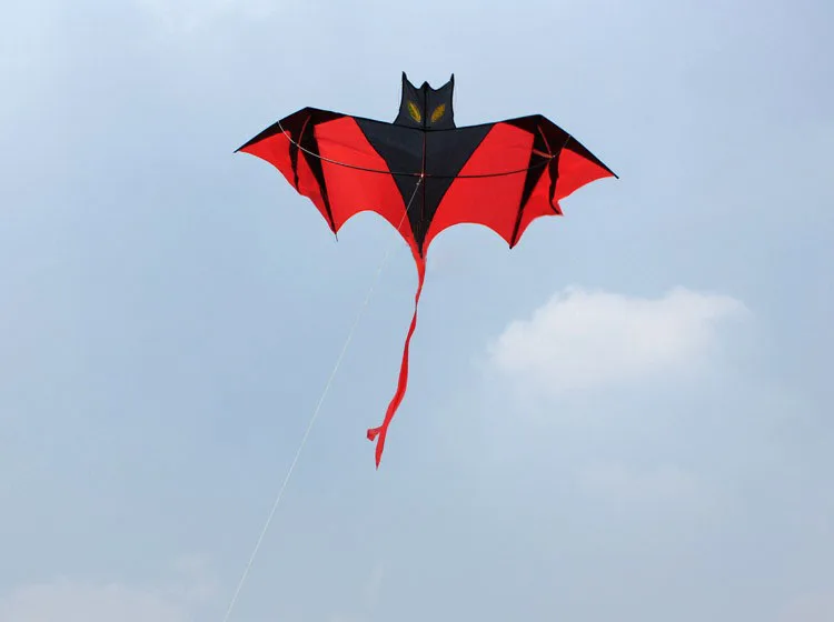 Free-Shipping-High-quality-18-m-Red-Bat-Power-Kite-Resin-Rod-With-Kite-Handle-And-Line-Good-Flying-3
