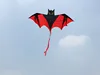 High quality 1.8 m Red Bat Power Kite  With  Kite Handle And Line Good Flying 4