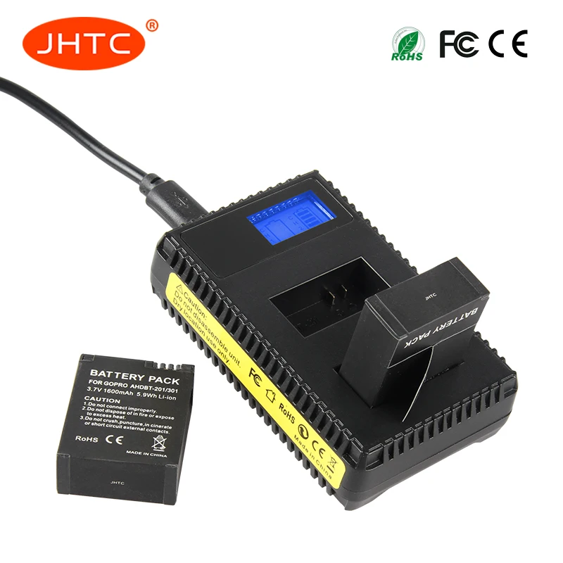 AHDBT 301 для GoPro Hero3 Hero 3 + аккумулятор 1600mAh / AHDBT301 зарядное устройство аксессуары