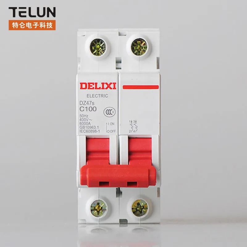 

1pcs 220V 100A -2 electrical breaker / air switch / circuit breaker mini / micro-off sine inverter battery switch