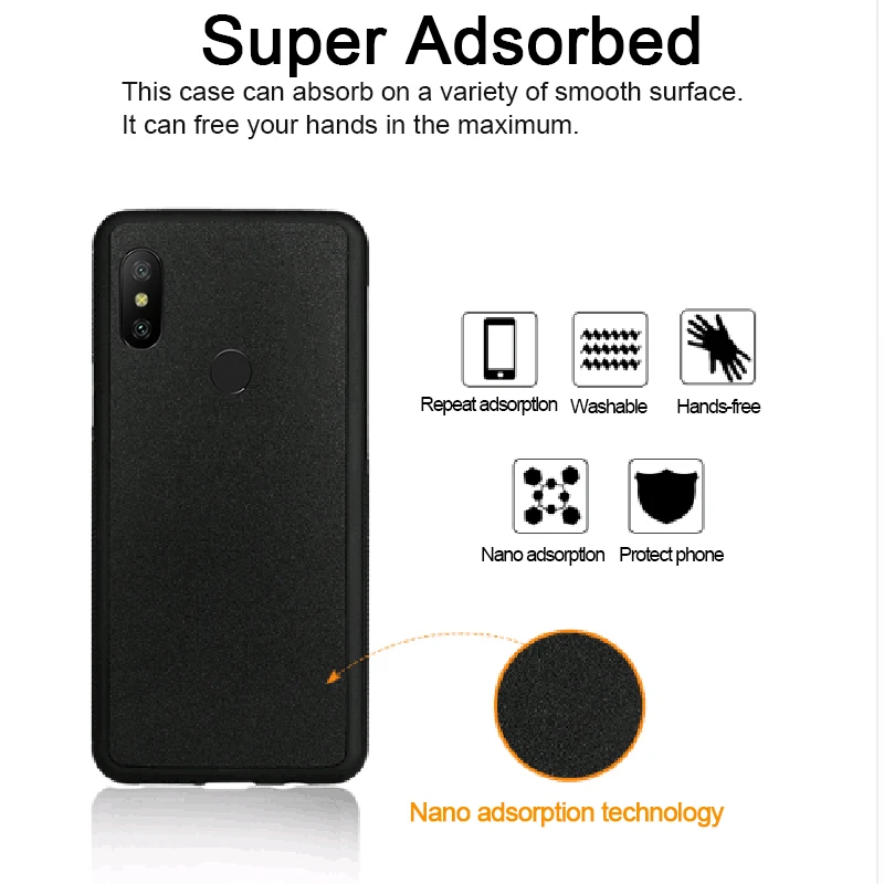 Антигравитационный чехол для телефона Xiaomi Redmi Note 5 6 7 Pro Волшебная задняя крышка с