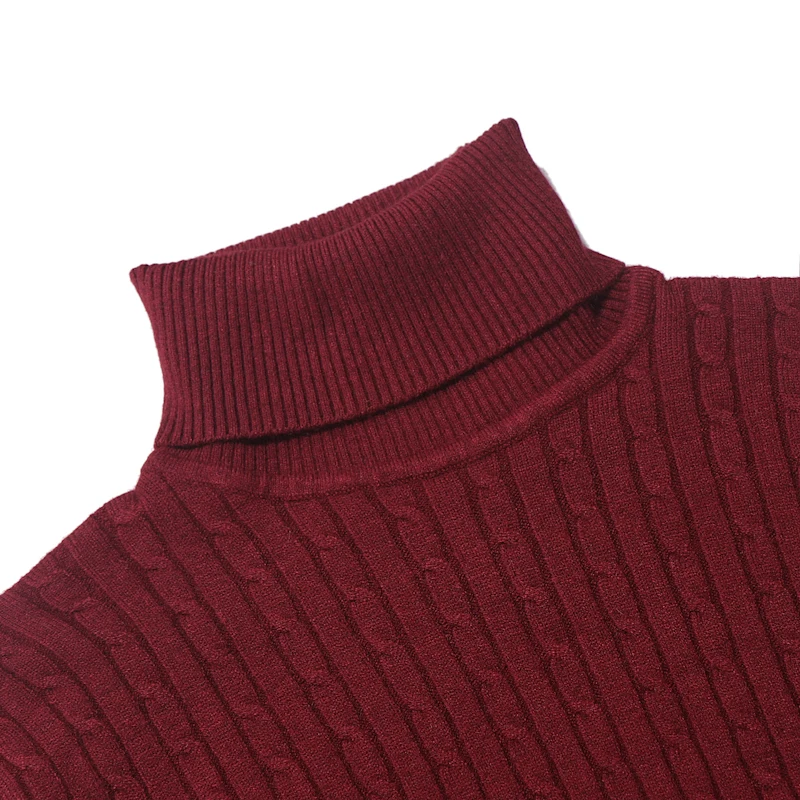 Зима Высокая шея толстый теплый свитер Для мужчин водолазка бренда Для мужчин свитера пуловер Slim Fit Для мужчин Трикотаж Мужской Двойной