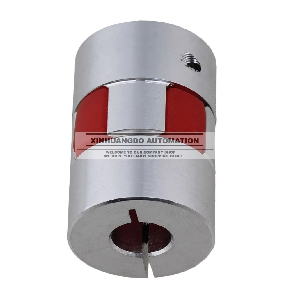 

3pcs/lot 6.35 x 10mm CNC Flexible Jaw Spider Plum Coupling Shaft Coupler 4/ 5/6/6.35/8/9.5/10/12mm D25 L30