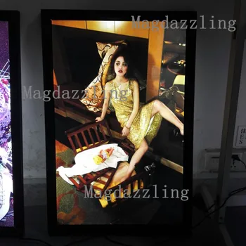 

A1 Black Aluminum LED Photo Frame Advertising Light Boxes,LED Picture Frames Lightbox