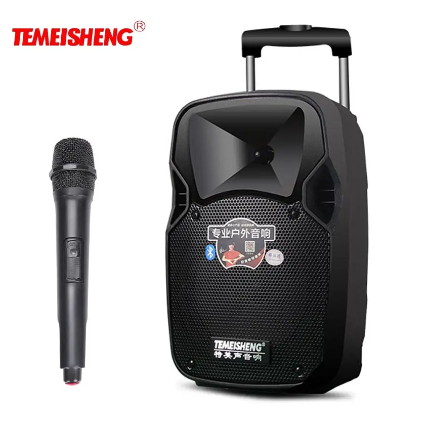 TEMEISHENG Lever 30W High Power Portable Loudspeaker Bluetooth Speaker Support Wirelss Microphone Outdoor Speaker MP3 Player TEMEISHENG Lever 30W High Power Portable Loudspeaker Bluetooth Speaker Support Wirelss Microphone Outdoor Speaker MP3 Player