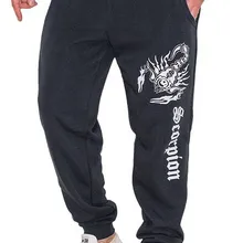 Мужские повседневные брюки, дизайнерские брюки с принтом скорпиона, модные товары, большие размеры, высокое качество