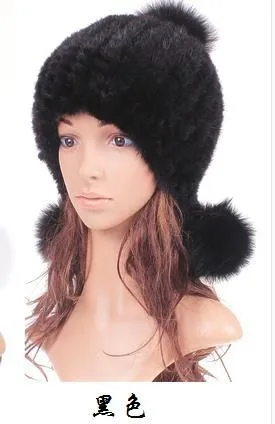 Женская шапка размера плюс, зимняя, норковая, утолщенная, меховая, женская, теплая, вязаная, кожа, Strawhat Millinery, норковая, меховая шапка