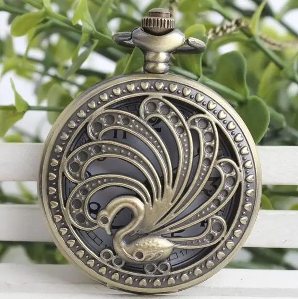 vintage-bronze-fashion-quartz-order-of-the-phoenix-peacock-tail-woman-necklace-pocket-watches-gift