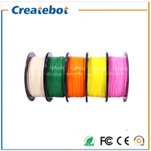 PLA colorful 3d printer filament / spool wire Createbot 3D printer 1.75mm 1KG one roll