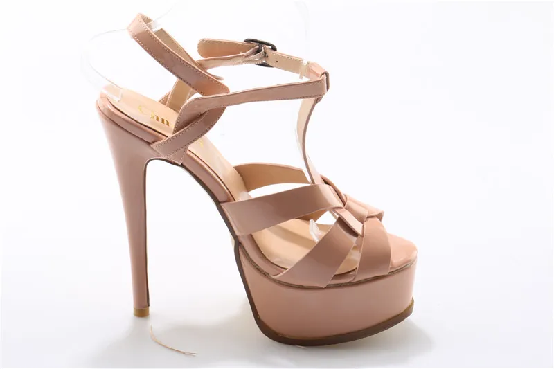 

2017 hot selling gold sequined suede leather high heel gladiator sandals high quality shinning dress shoes