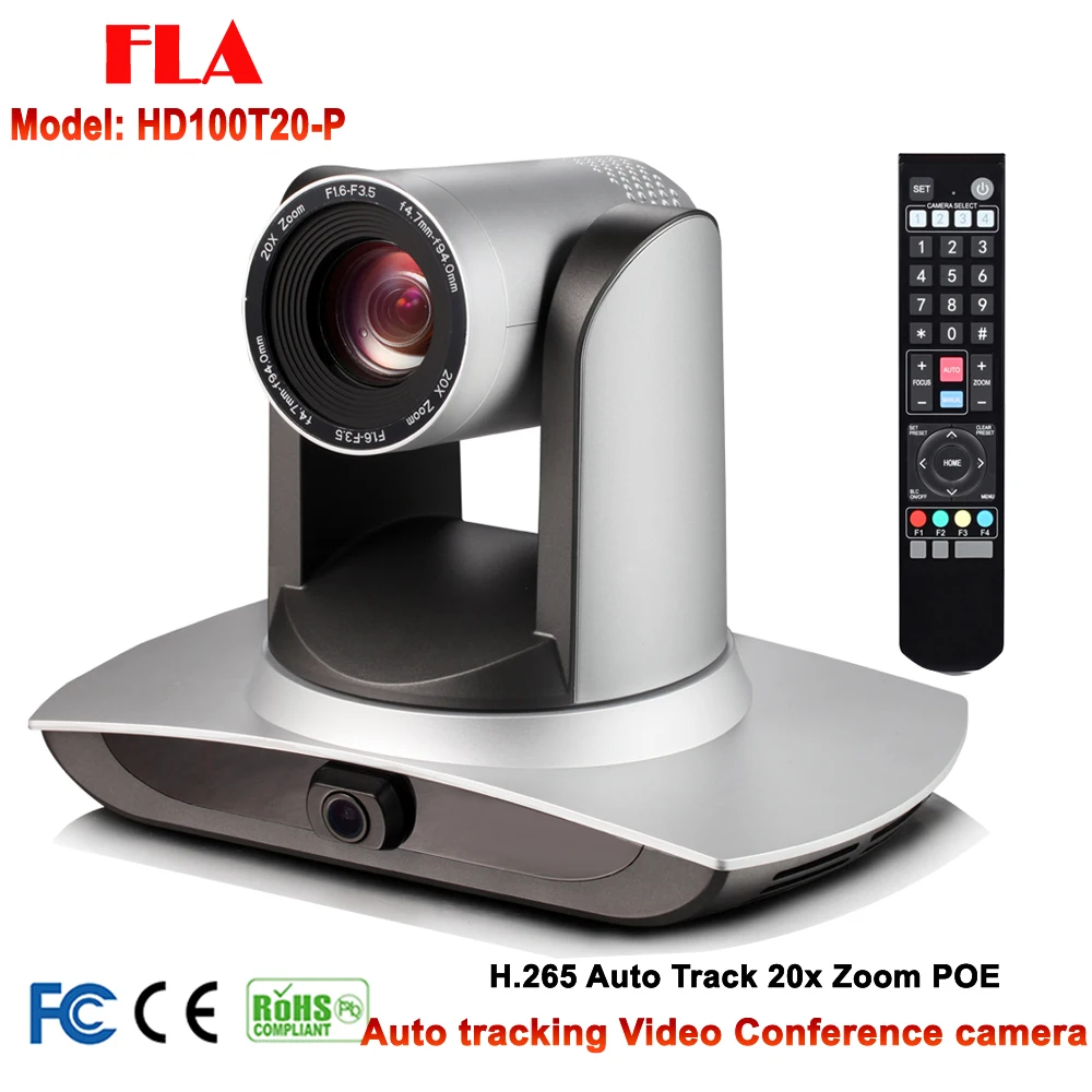 20 кратный зум автоматическое отслеживание движения 1080P60 потоковая PTZ IP POE камера