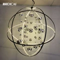 Loft Uiverse Ball FÜHRTE Decken Lampe Drop Anhänger Cafe Esszimmer Club-in Pendelleuchten aus Licht & Beleuchtung bei
